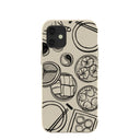 Coque pour iPhone 12 Mini London Fog Dimsum Doodles