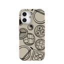 Coque pour iPhone 16 London Fog Dimsum Doodles