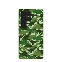 Coque camouflage dinosaure vert sauge pour Samsung Galaxy S25 Ultra