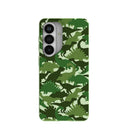 Sage Green Dino Camo Samsung Galaxy S26 Case