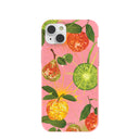 Coque iPhone 14 Plus rose bubblegum disco fruitée