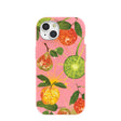 Coque iPhone 15 rose bubblegum disco fruitée