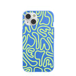 Coque iPhone 14 Electric Blue Dizzy Dreams