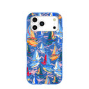 Electric Blue Dockside Dreams iPhone 17 Pro Max Case
