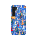 Coque Dockside Dreams bleu électrique pour Samsung Galaxy S25