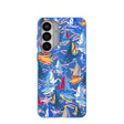 Coque Samsung Galaxy S26+(Plus) Electric Blue Dockside Dreams