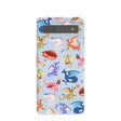 Powder Blue Dragon Cuties Google Pixel 6a Case
