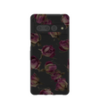 Coque Google Pixel 7 Pro à motif de boutons de roses séchés noirs