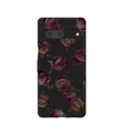 Coque Google Pixel 7 à motif de boutons de roses séchés noirs