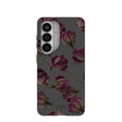 Coque Samsung Galaxy S26 à motif boutons de rose séchés noirs