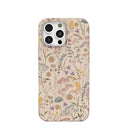 Seashell Dusty Petals iPhone 16 Pro Max Case