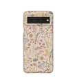 Coque Google Pixel 8 à motif coquillages et pétales poussiéreux