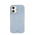 Coque iPhone 16 bleu poudre Ebb and Flow