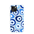 Coque bleu poudre Evil Eye pour iPhone 13 Mini