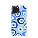 Powder Blue Evil Eye iPhone 13 Pro Max Case
