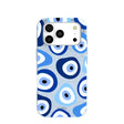 Powder Blue Evil Eye iPhone 17 Pro Case