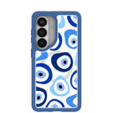 Coque transparente œil maléfique pour Samsung Galaxy S26 avec True Blue Ridge (chargement magnétique inclus) 