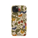 Coque iPhone 13 motif coquillages et baies d'automne