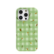 Sage Green Fall Gingham iPhone 16 Pro Case