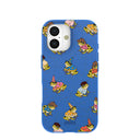 Electric Blue Fancy Frogs iPhone 17 Case