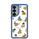 Coque transparente Fancy Frogs pour Samsung Galaxy S26+ (Plus) avec True Blue Ridge (chargement magnétique inclus)