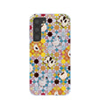 Coque Samsung Galaxy S23+ (Plus) motif mosaïque fermier bleu poudré