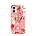 Bubblegum Pink Feeling Lucky iPhone 16 Case
