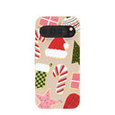Coque Google Pixel 10 Pro XL à motif coquillages et biscuits festifs