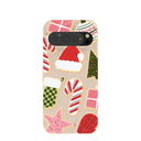 Coque Google Pixel 9/9 Pro à motif coquillages et biscuits festifs