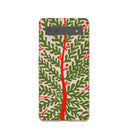 Coque Google Pixel 6a à motif feuillage festif et coquillage