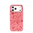 Coque rose bonbon pour iPhone 17 Pro Max Motif forêt festive
