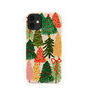 Coque iPhone 11 Motif coquillages et arbres festifs