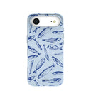 Coque iPhone Air bleu poudre pêche