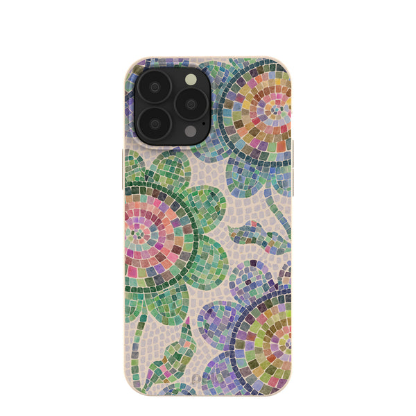 Seashell Floral Mosaic iPhone 13 Pro Max Case – Pela Case