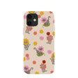 Coque pour iPhone 12/iPhone 12 Pro Motif coquillages et fleurs