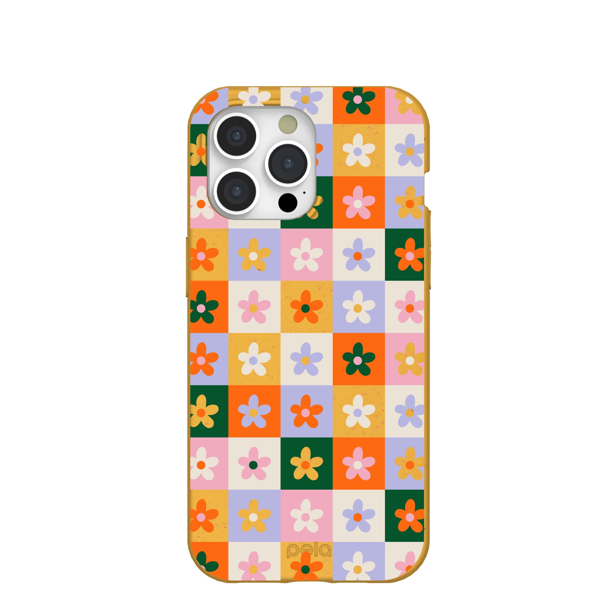 Honey Flower Tiles iPhone 15 Pro Max Case Pela Case