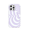Coque iPhone 16 Pro Max Lavender Flutter gauche