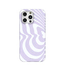 Coque iPhone 16 Pro Max Lavender Flutter gauche