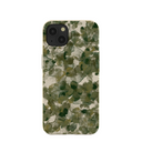 Coque pour iPhone 13 motif camouflage London Fog Foliage