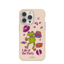 Coque iPhone 14 Pro Max à motif de coquillage et de grenouille