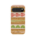 Coque Google Pixel 10/10 Pro en forme de gâteau aux fruits et coquillage