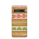 Coque Google Pixel 7 en forme de gâteau aux fruits et coquillage