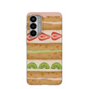 Coque Samsung Galaxy S26+ (Plus) motif gâteau aux fruits et coquillages