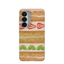 Coque Samsung Galaxy S26 motif gâteau aux fruits coquillage