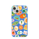Coque iPhone 14 Electric Blue Frutti Club