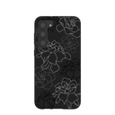 Coque Samsung Galaxy S23+(Plus) à motifs de gardénias noirs