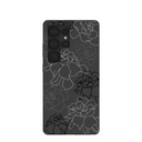 Coque Samsung Galaxy S25 Ultra à motifs de gardénias noirs