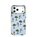 Powder Blue Gardening Girl iPhone 17 Pro Max Case