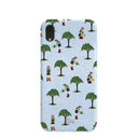 Powder Blue Gardening Girl iPhone XR Case