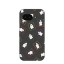 Coque Google Pixel 9a à motifs fantômes noirs